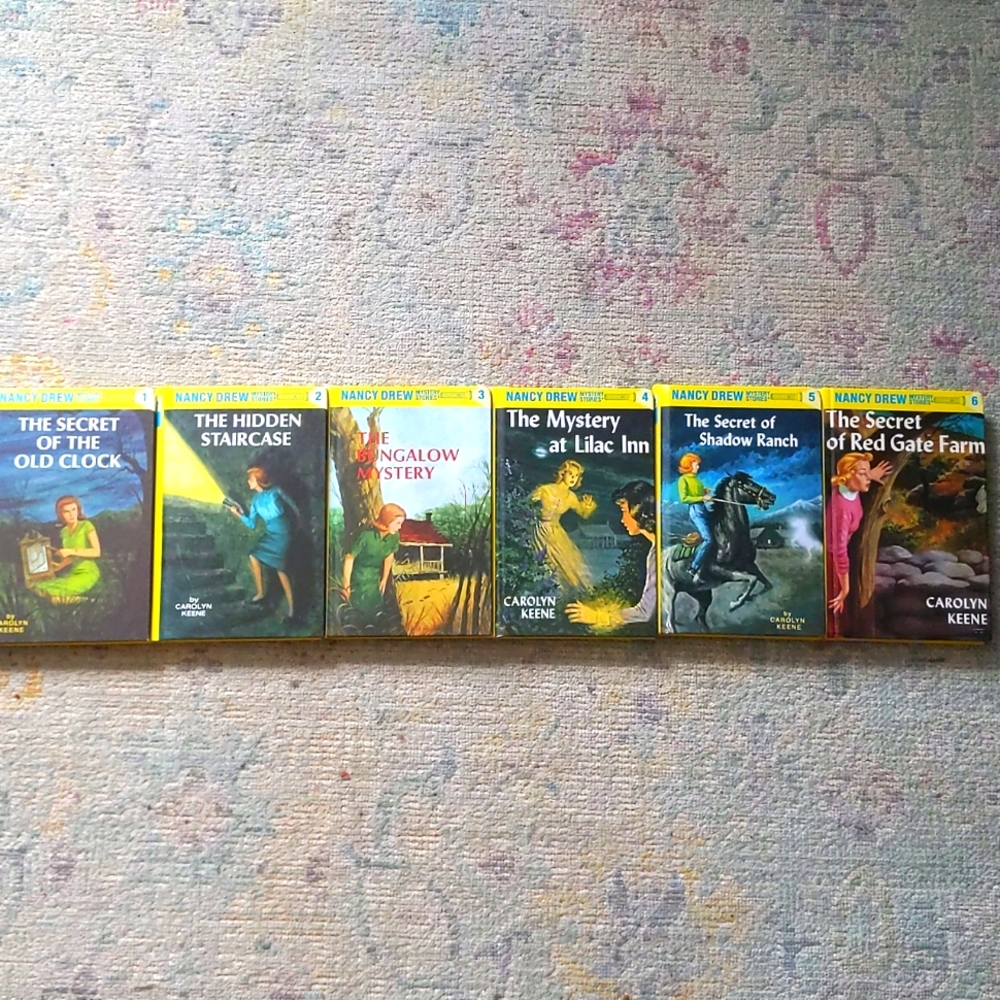 Nancy Drew Books 1 through 6
